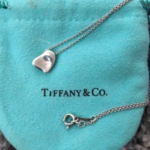 Authentic sterling silver heart necklace